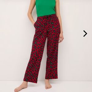NWT New York and Co leoard print pajama pants